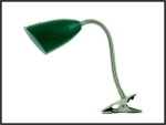 Лампа на прищепке R+C HN1007 E-27 зеленая-металлик