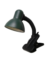 Лампа на прищепке R+C HN1017 E-27 зеленая