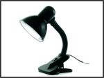Лампа на прищепке R+C HN1017 E-27 черная